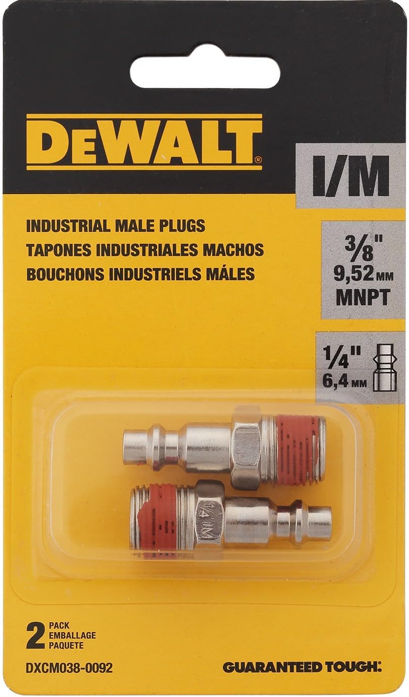 Enchufe aire 1/4 pulg comp 3/8 MNPT diseño alto flujo