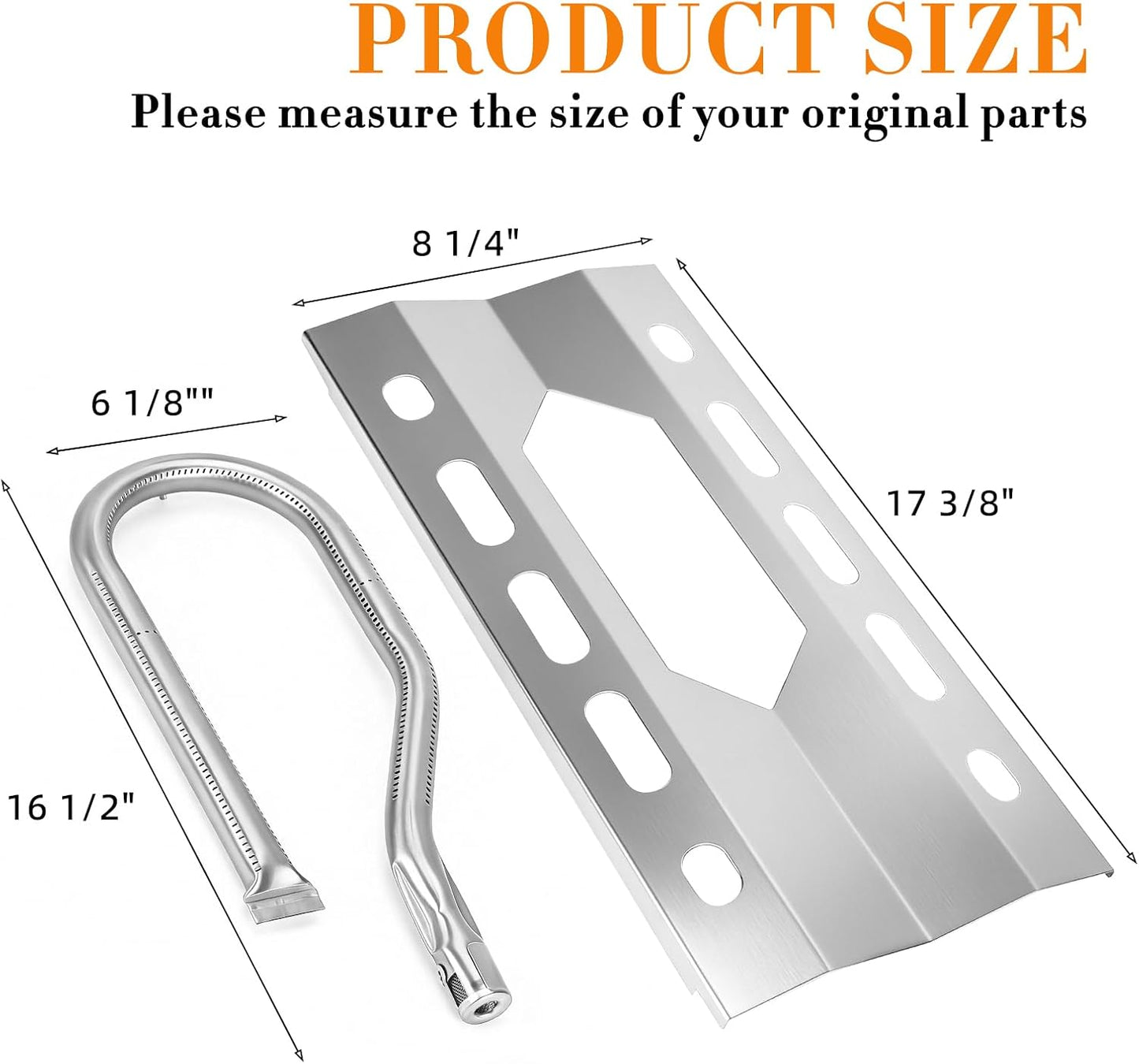 Piezas reparación parrillas gas acero inox