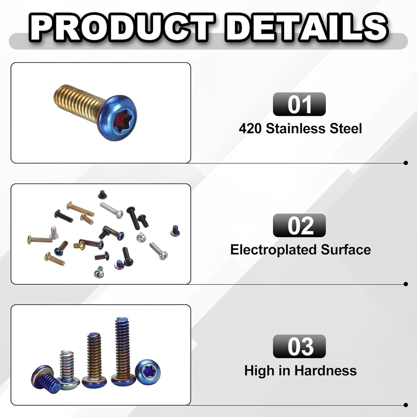 Clip bolsillo T6 Torx acero inox 0.283pulg