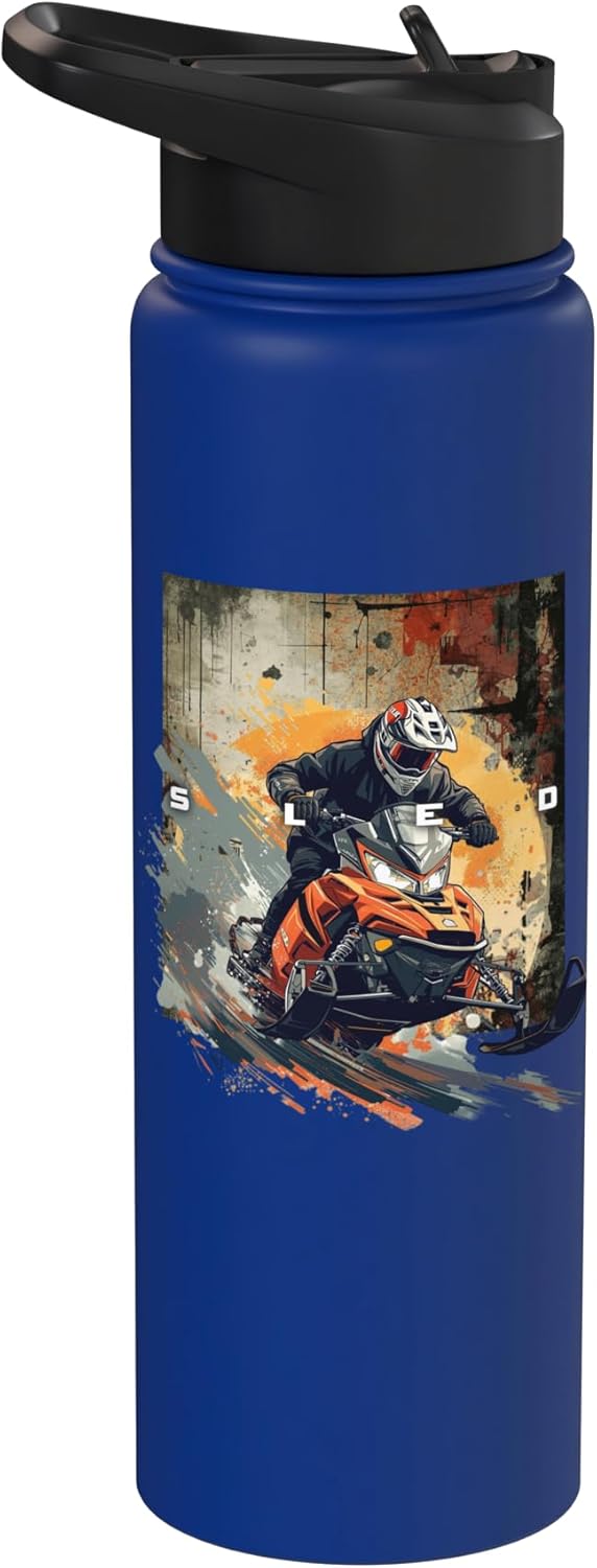 Bottella de agua aislada de acero inoxidable para motosnieve