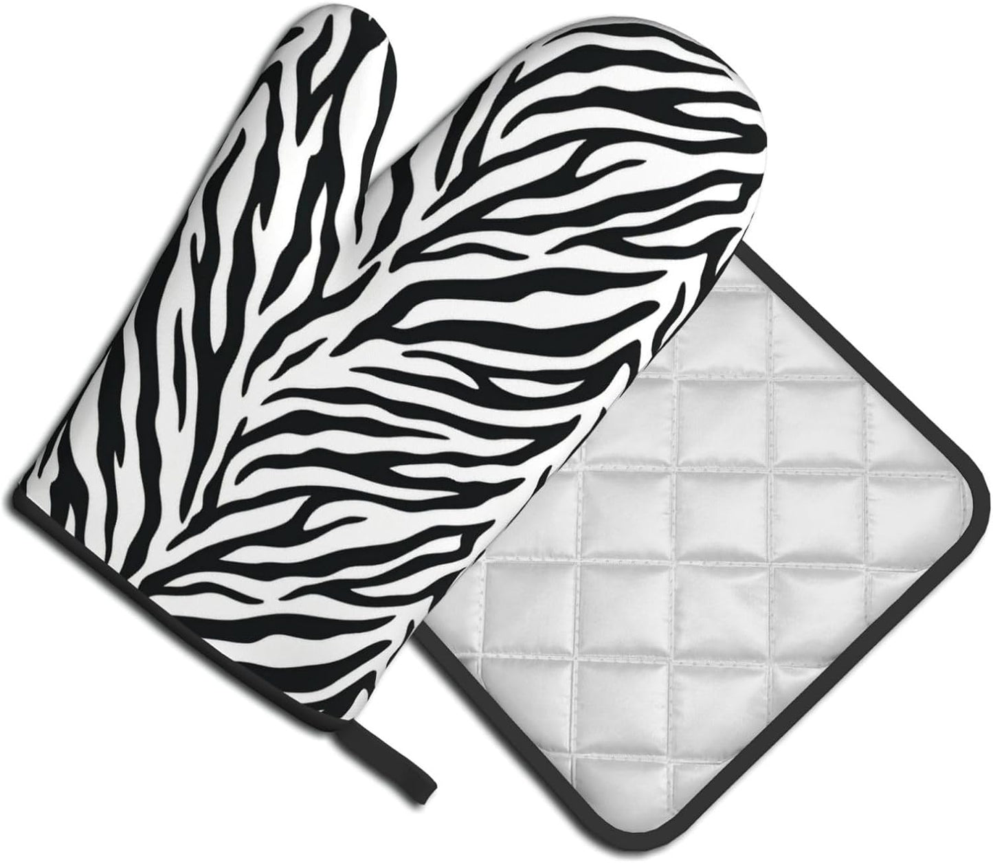 Guantes horno estampado zebra resistente calor cocina