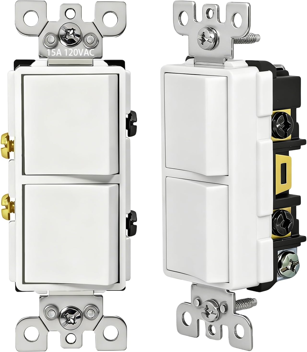 2 Pzas Interruptor Luz Leviton 5634-W