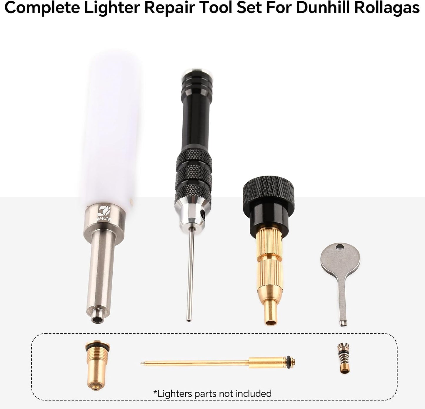 Juego herramientas reparación encendedor Dunhill Rollagas