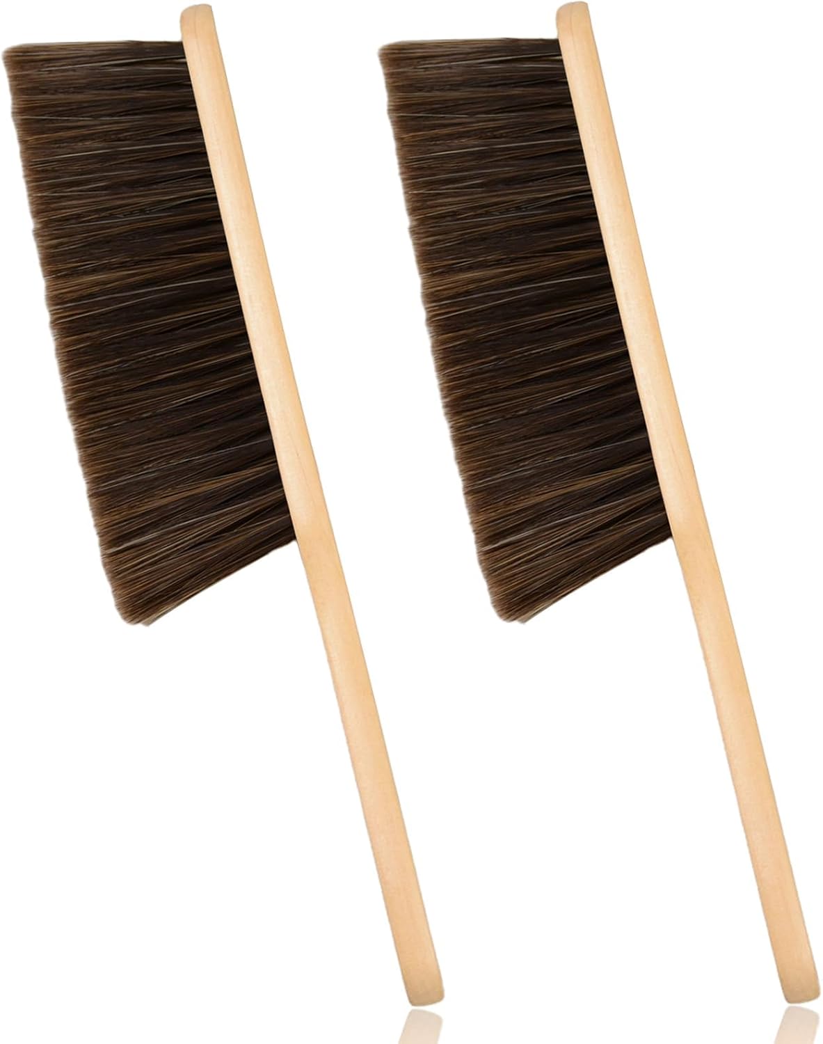 2 Pzas Cepillo Polvo Madera Mango Largo para Cama Sofá Coche
