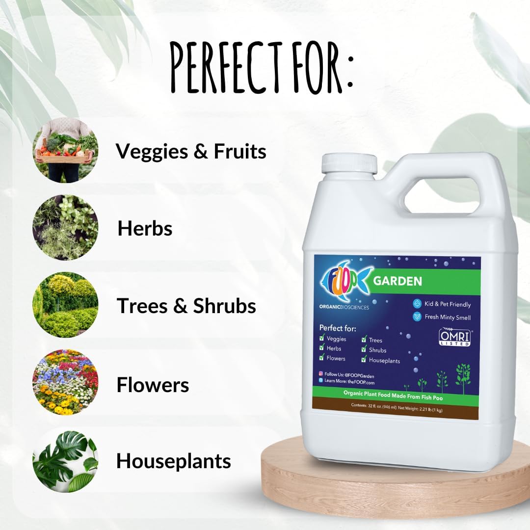 Alimento liquido orgánico de estiércol de pescado con aroma menta