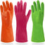 Set 3 Guantes de Goma para Lavar Platos