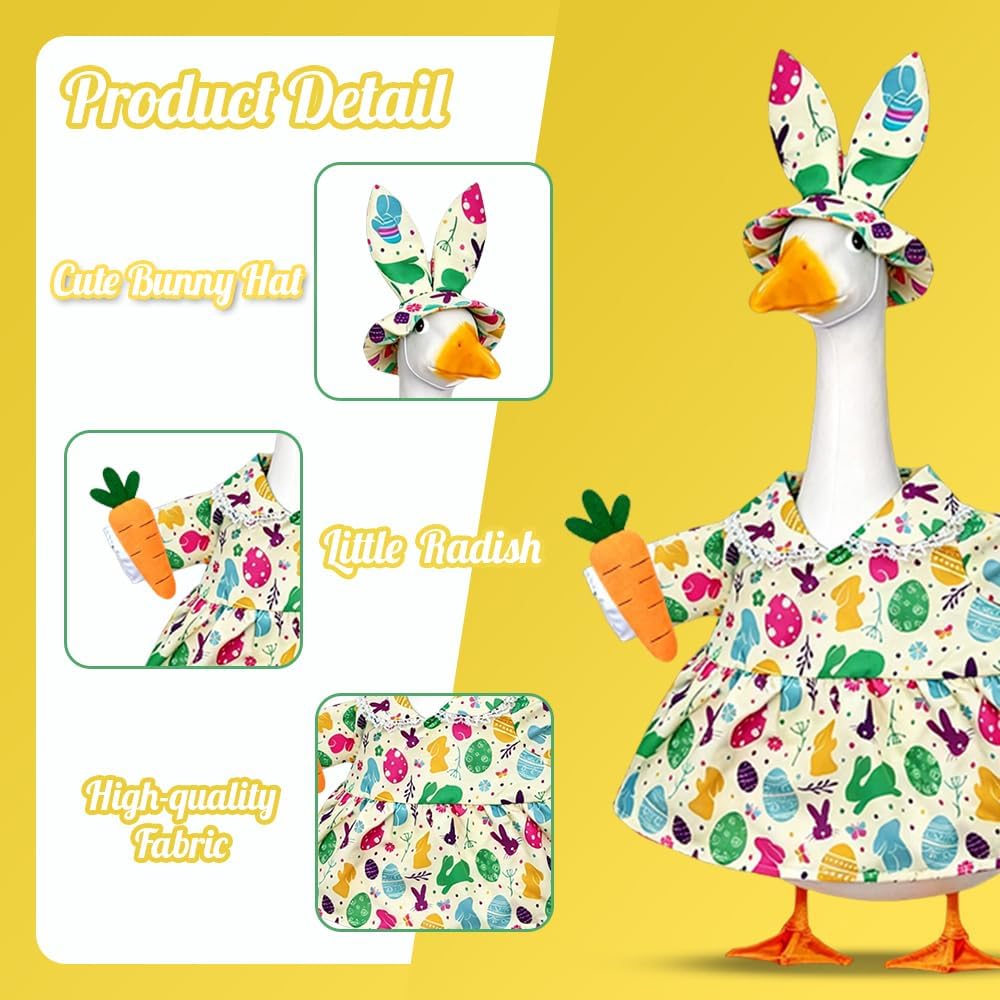 Traje ganso para porche 23pulg decoración patio