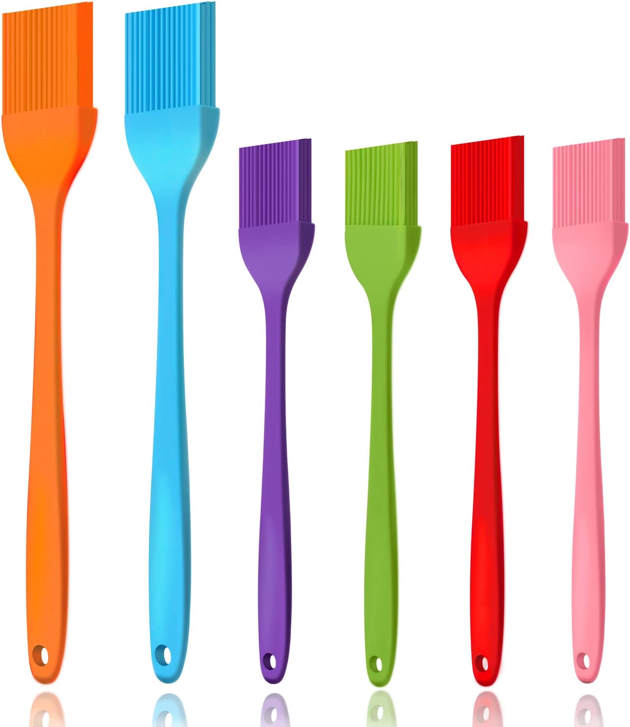 6 Pzas Cepillo Silicona Cocina Resiste Calor