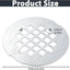 Reemplazo rejilla drenaje baño acero inox 4-1/4 pulg