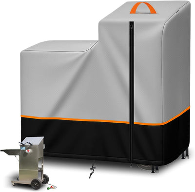 Cubierta freidora Bayou 4gal inox con carro Oxford 420D