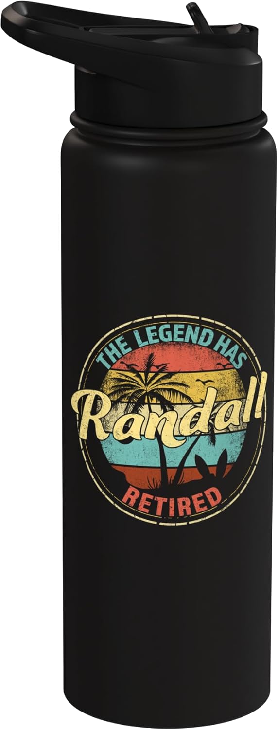 Bottella de agua acero inoxidable aislada personalizada Legend Has Retired