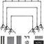 Soporte fondo ajustable para estudio 10x7.5ft con bolsa