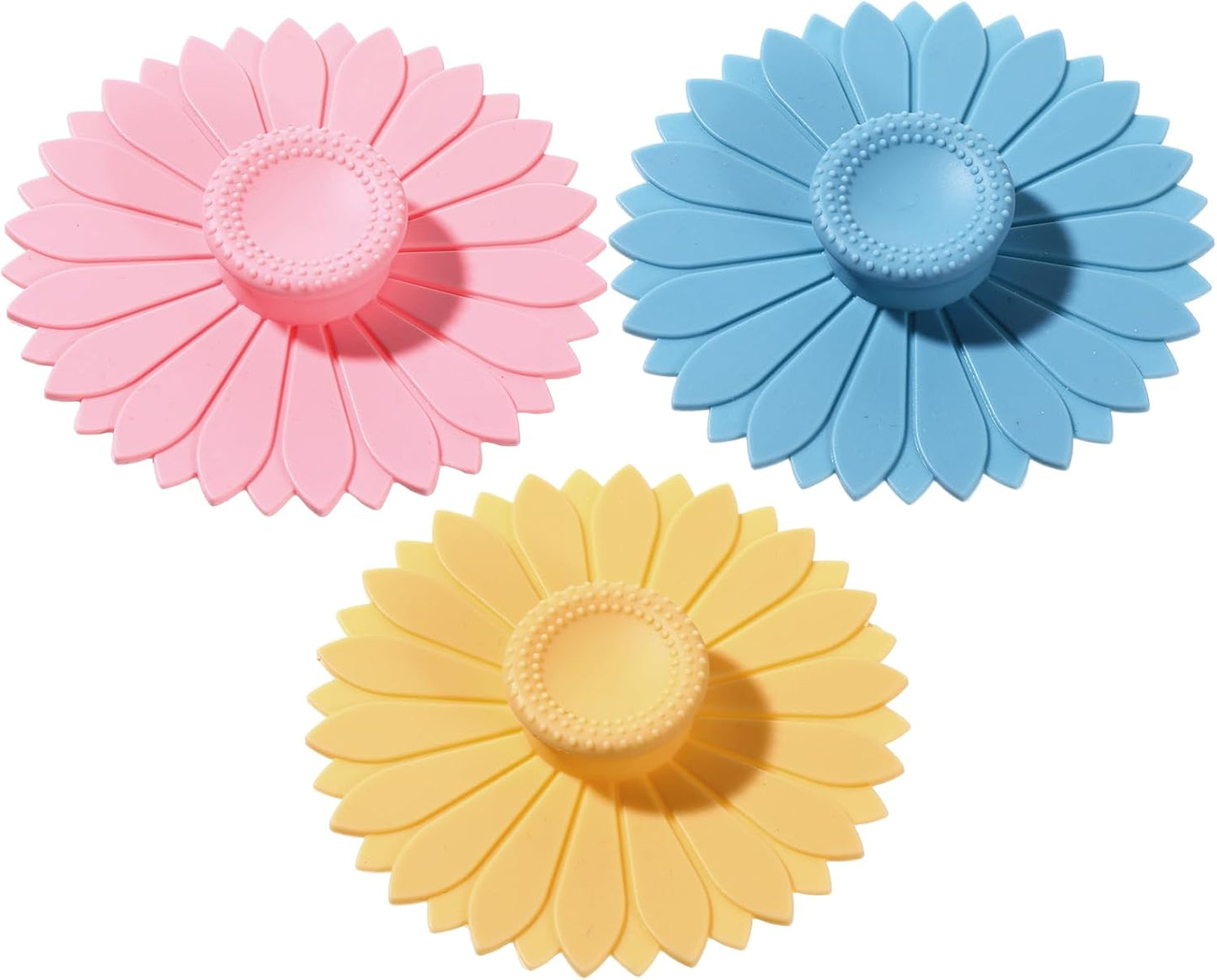 Fundas de silicona con girasol para bebidas de 4.1 pulgadas