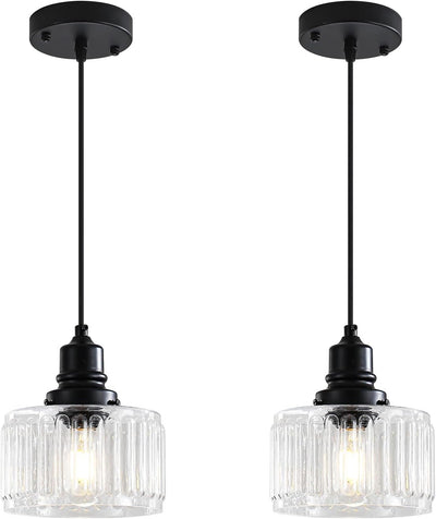 Luces colgantes vintage para isla cocina paquete 2