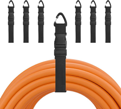 7 Organizadores Cables Resistentes 17.72pulg Capacidad 50lb