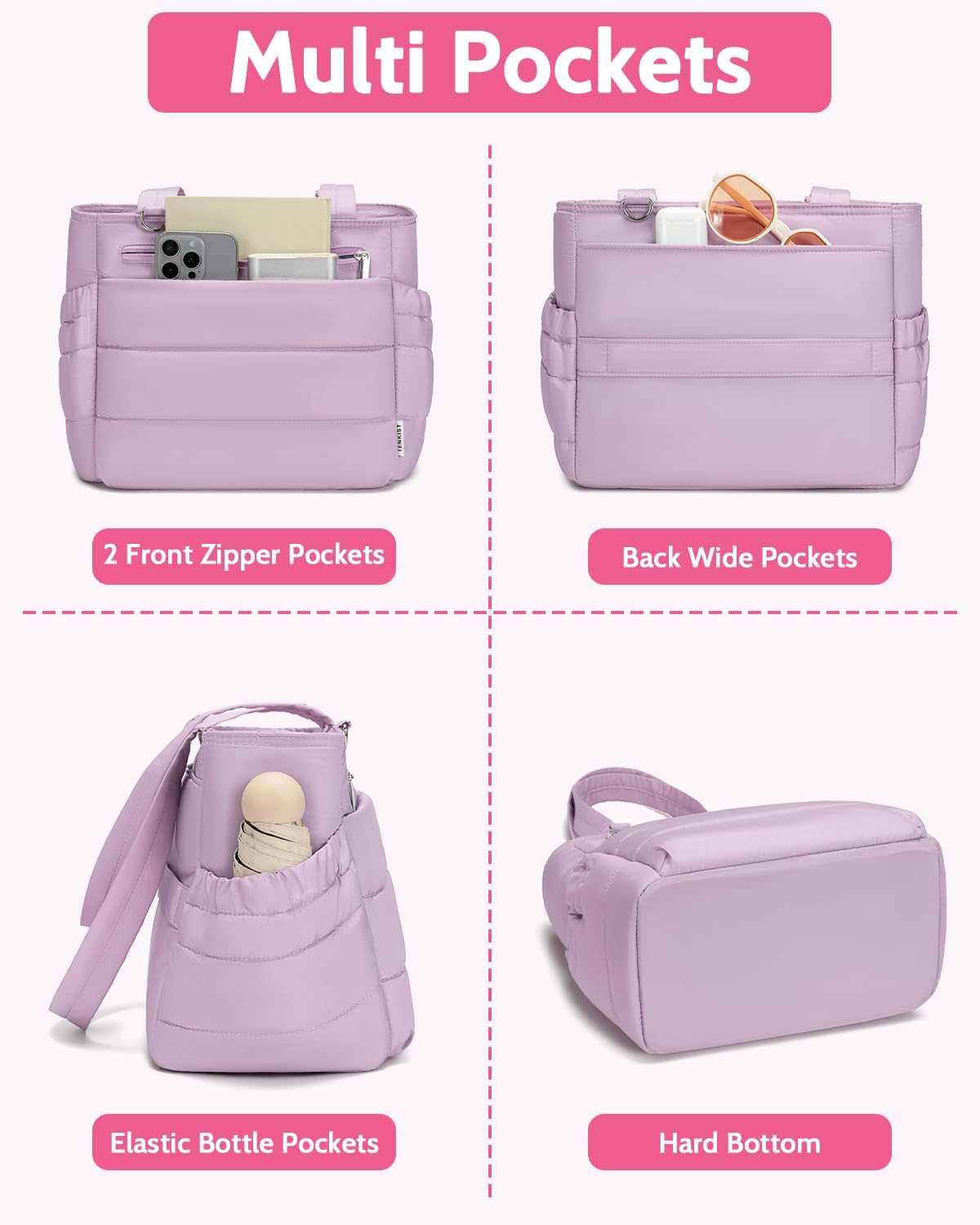 Bolsa termo para almuerzo mujer estilo simple 10L
