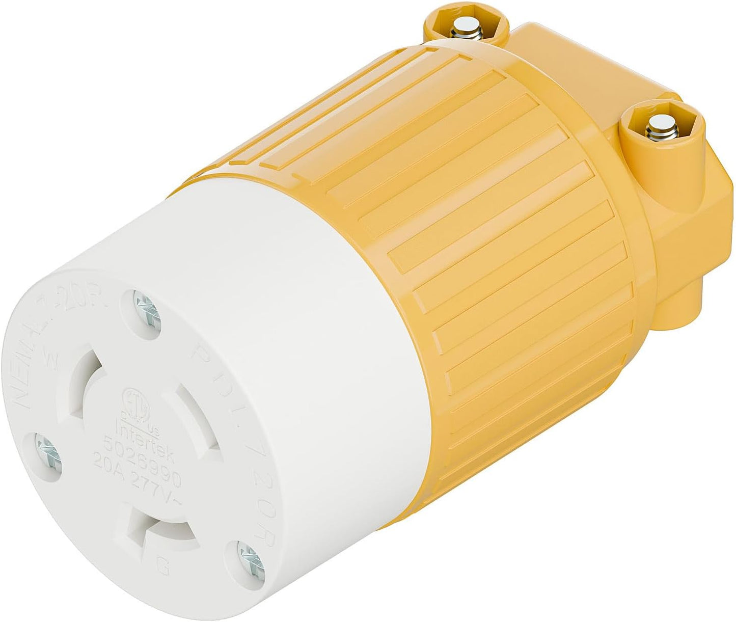 Enchufe L7-20R 20A 277V bloqueo giratorio grado industrial