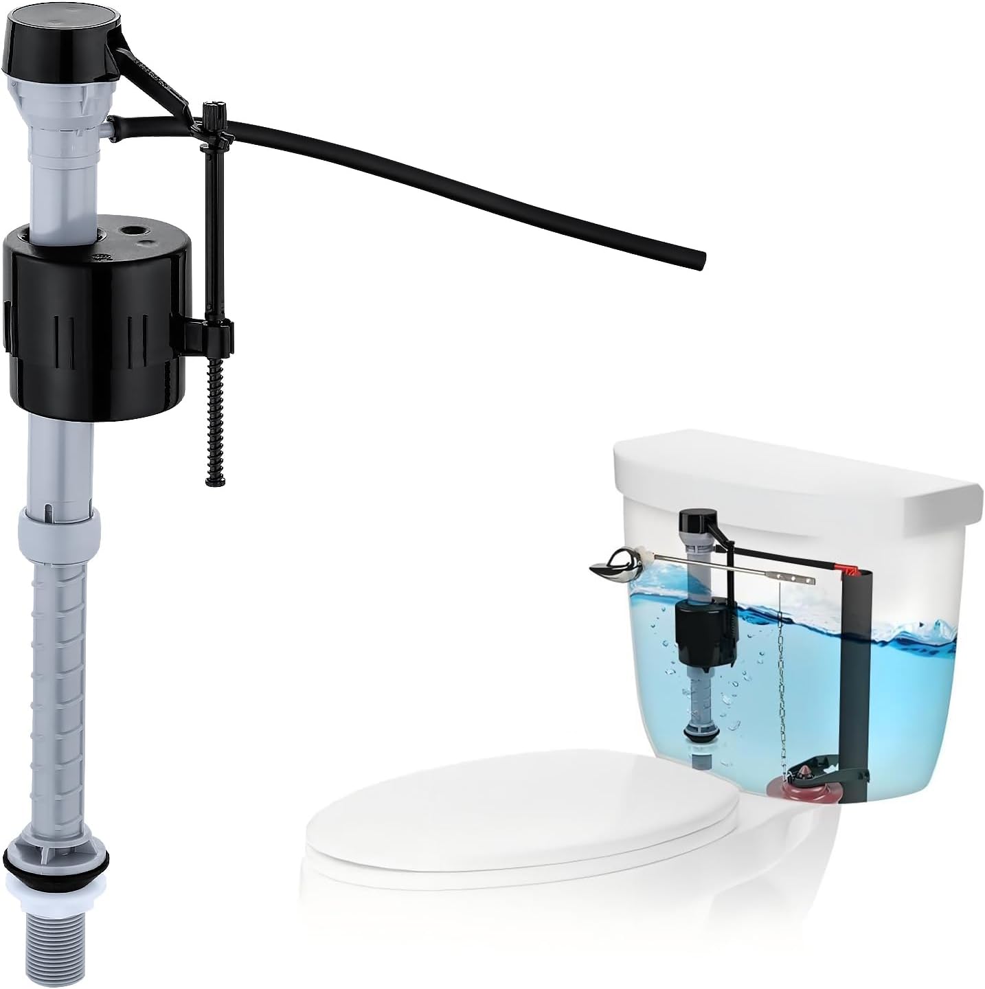 Kit repuesto válvula llenado inodoro ahorro agua