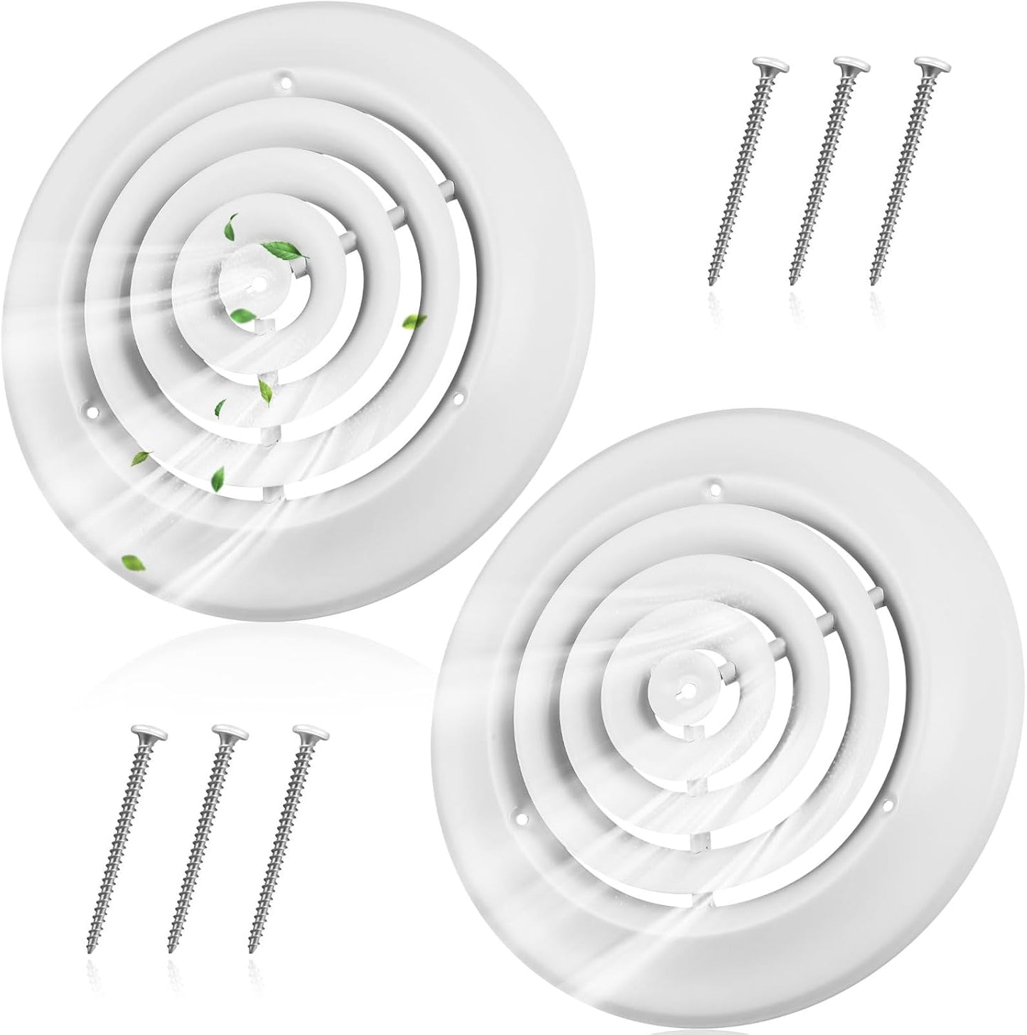 Difusor redondo HVAC 8pulg con s para conducto
