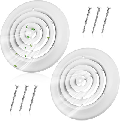Difusor redondo HVAC 8pulg con s para conducto