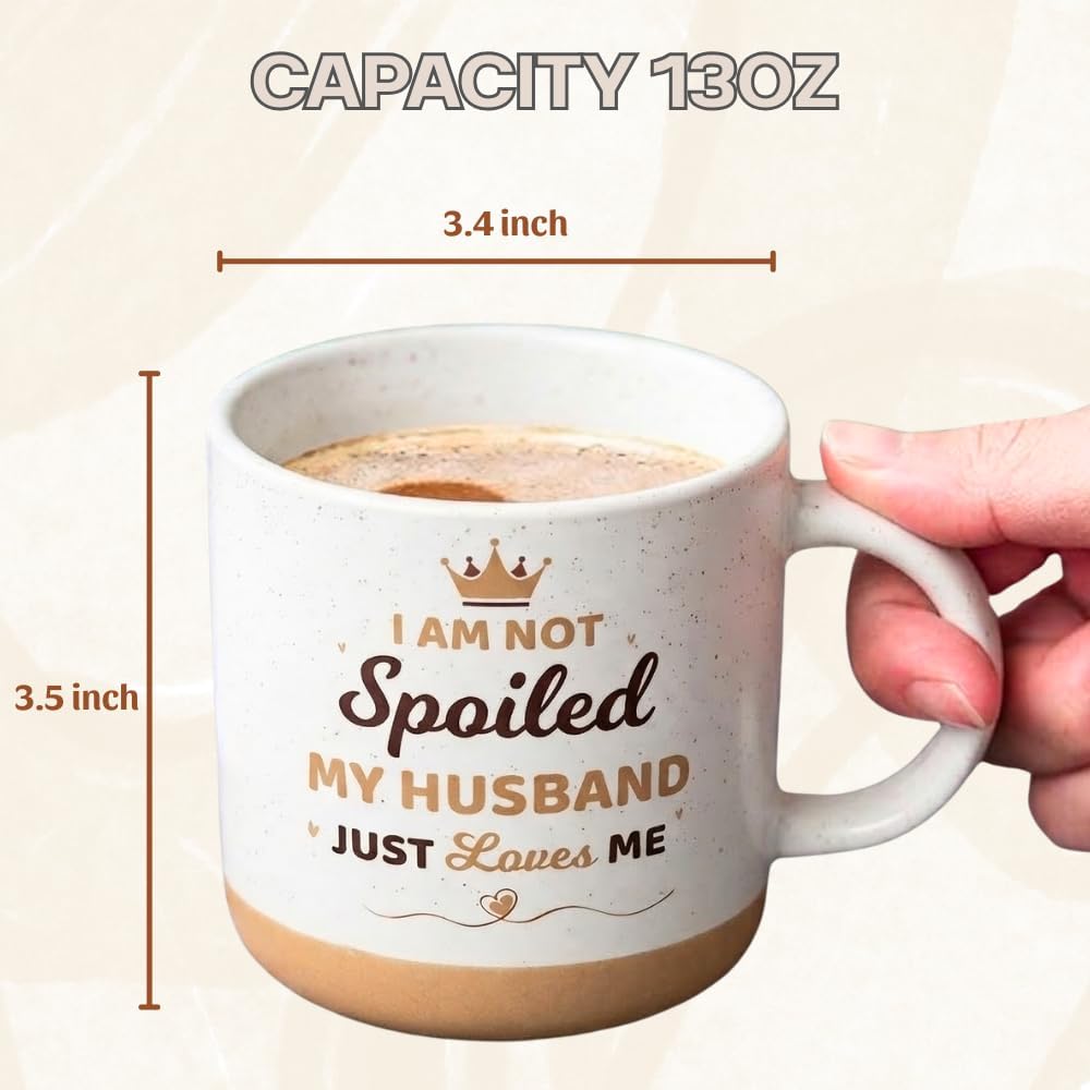 Taza Cerámica 13oz para Café Frío y Caliente