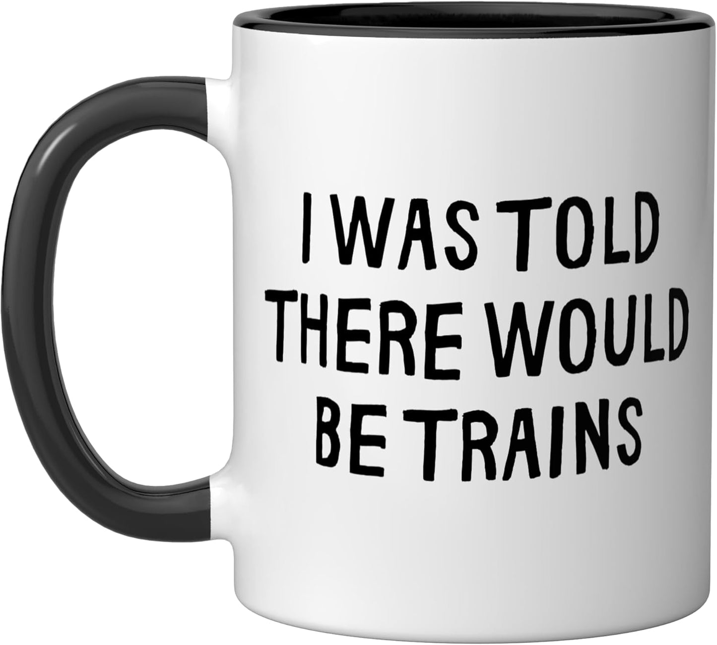 Taza Cerámica Locomotora Negro/Blanco