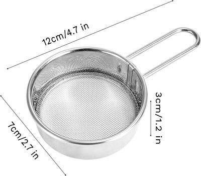 Tamiz acero inox malla fina para azúcar cacao matcha