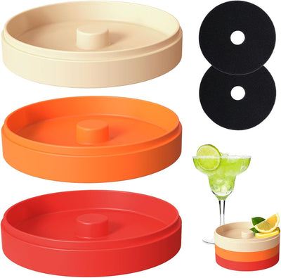 Juego de rimmer de sal para cócteles con caja de sal para margaritas, Bloody Marys y Gimlets