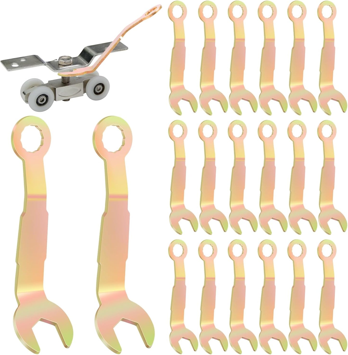 Set 20 llaves bolsillo pivote 3/8pulg herramienta puerta plegable
