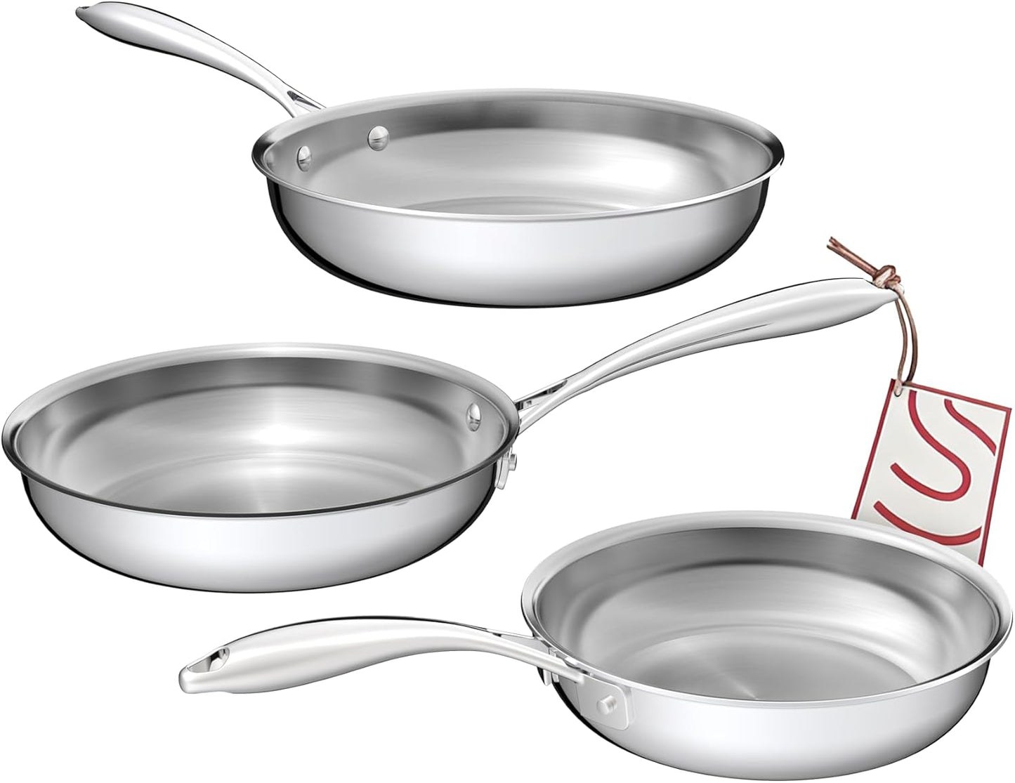 Sartenes Acero Inox 8-11pulg