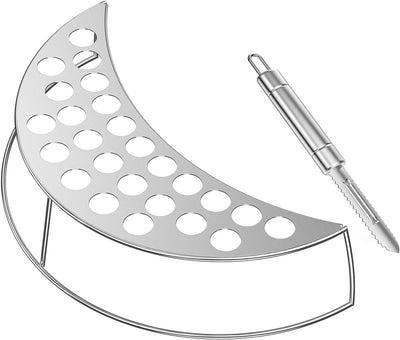 Estante parrilla acero inox 25 agujeros para alas pollo
