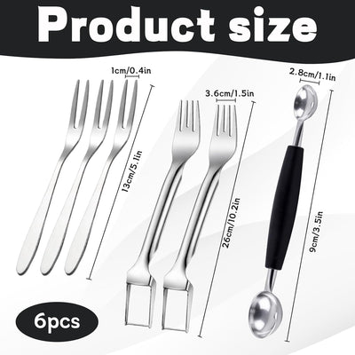 Cortador sandía 6 utensilios servir frutas cocina