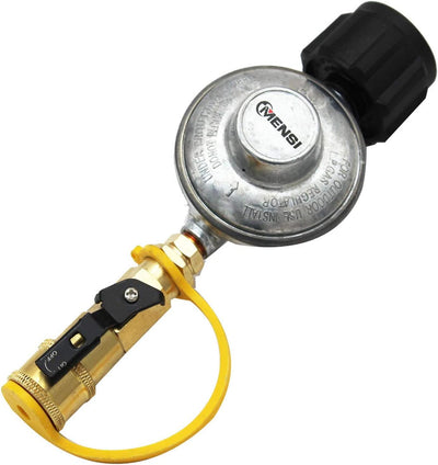 Regulador parrilla gas propano adaptador 1/4pulg 20-50lb