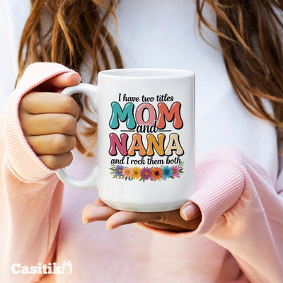Taza para abuela Casitika con mensaje emotivo 15 oz
