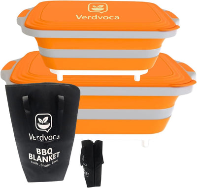Set 2 Tubos Colapsables BBQ 30L y 16L