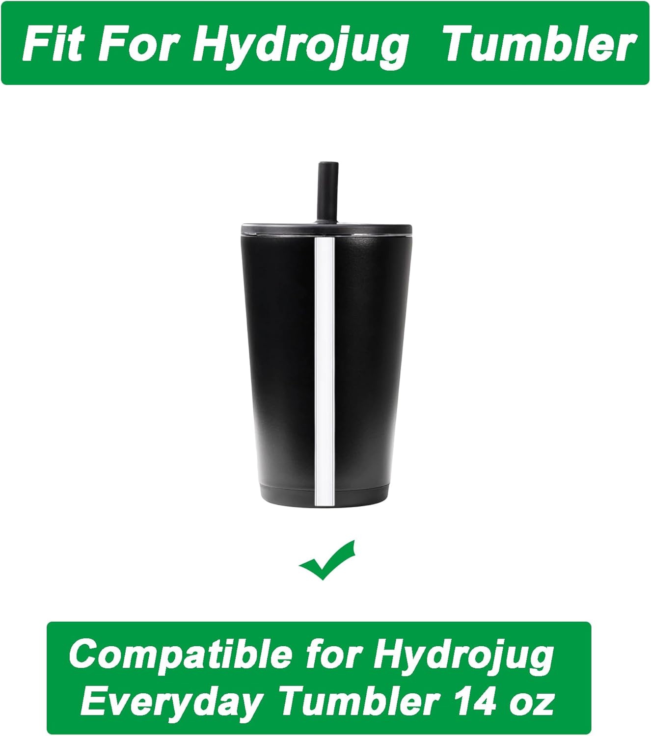 Repuesto popote para vaso HydroJug 14oz 6uds con cepillo