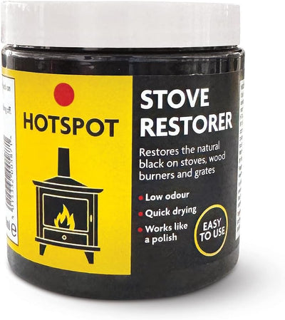 Restaurador estufas hierro fundido acabado negro 8.5oz
