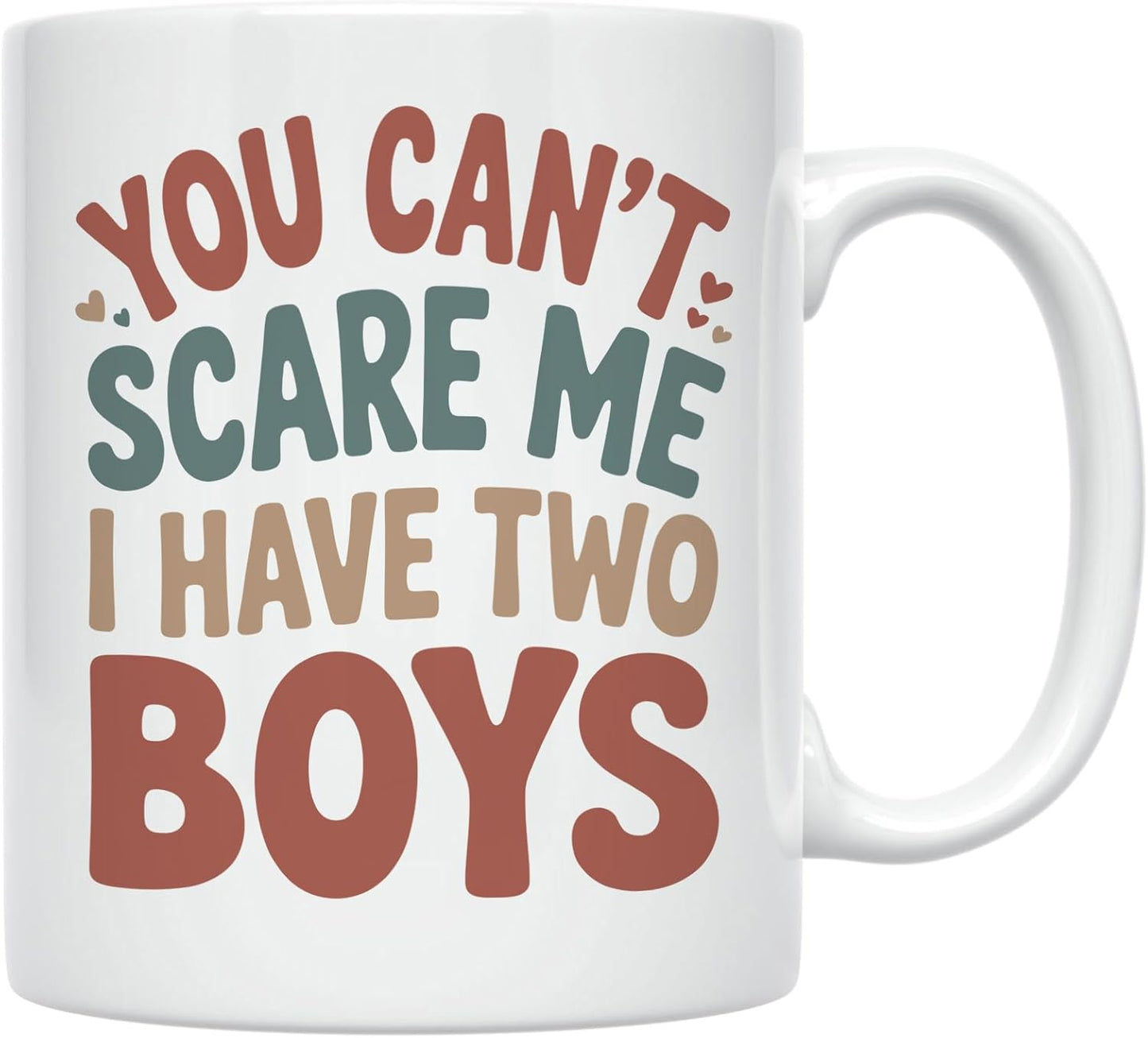 Taza divertida para mamá de 2 niños Casitika 11 oz