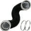 Tubo venteo secadora 3ft aluminio flexible con conectores