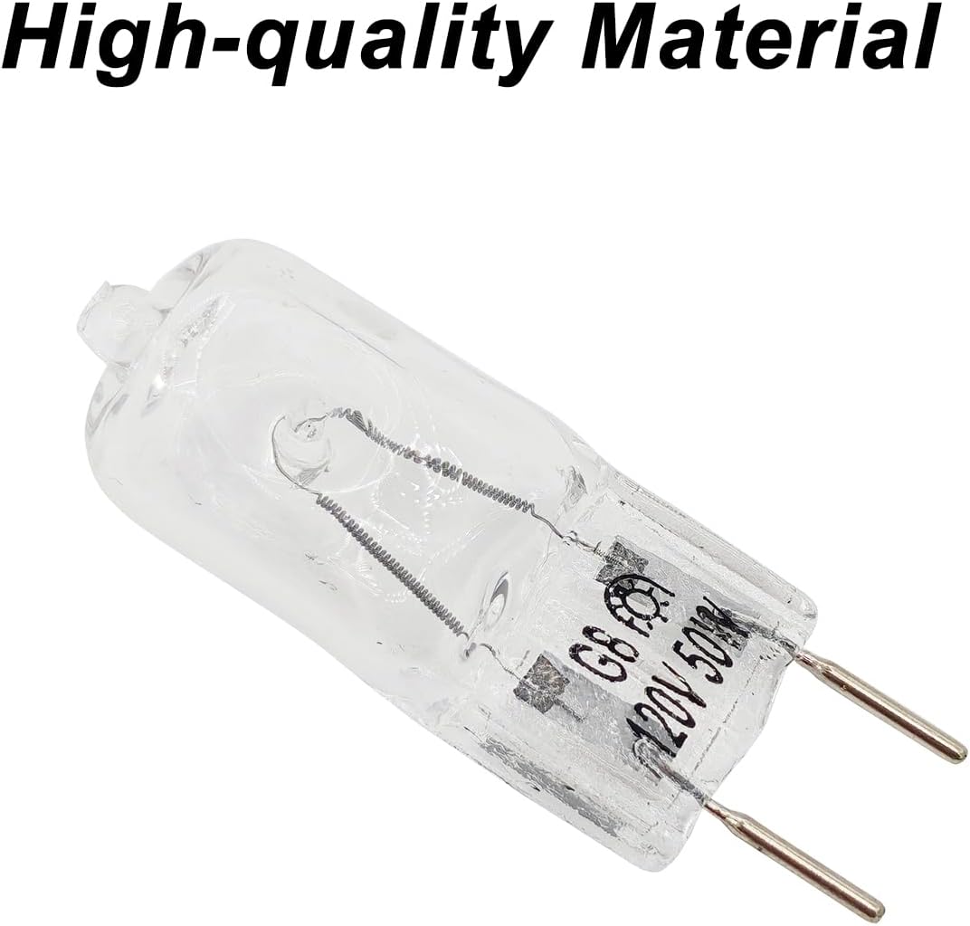 8 Bombillas Halógenas Microondas 130V 50W Comp GE CVM DVM HVM JNM