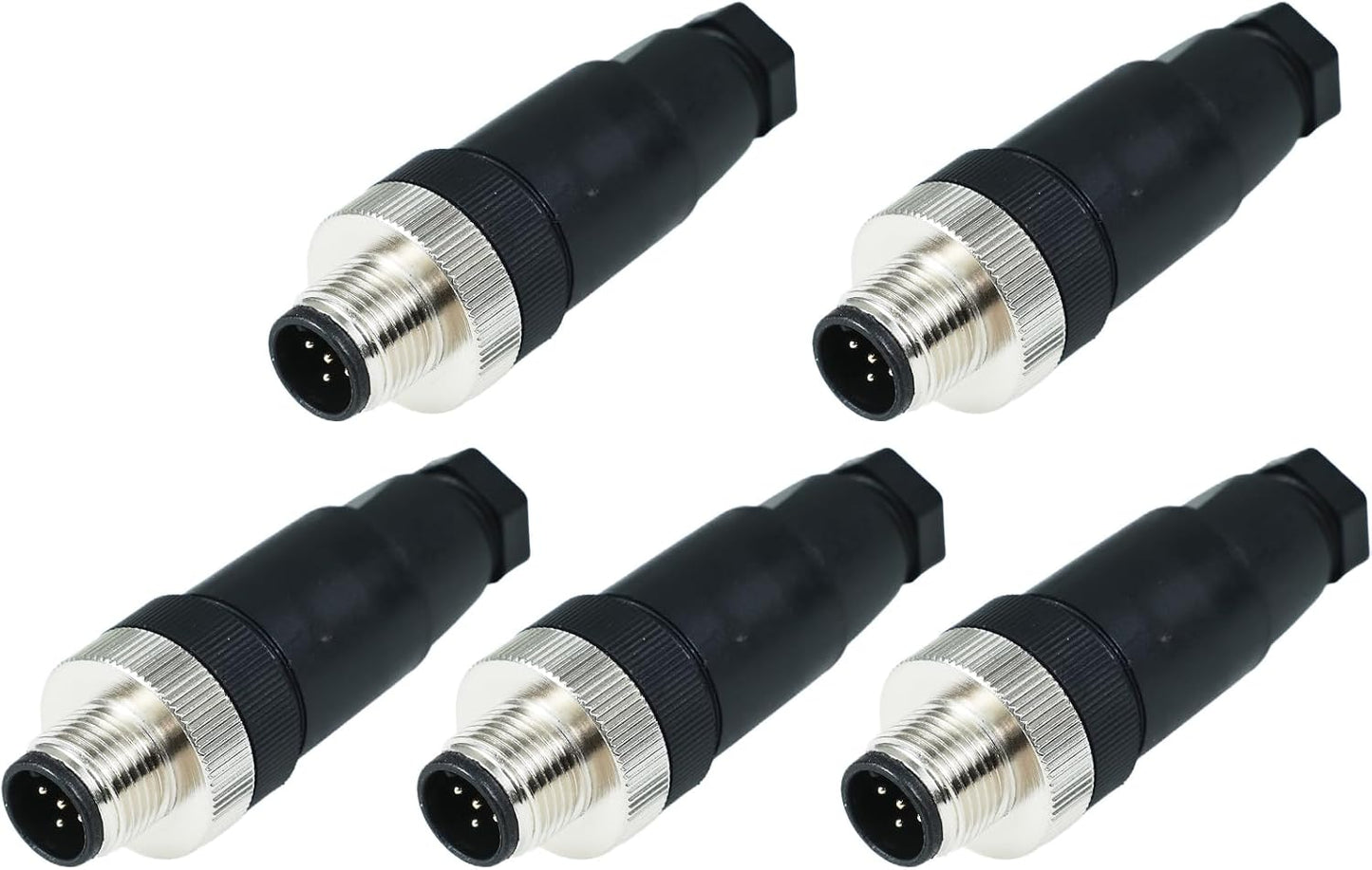 Conector aviación M12 5pines IP67 industrial