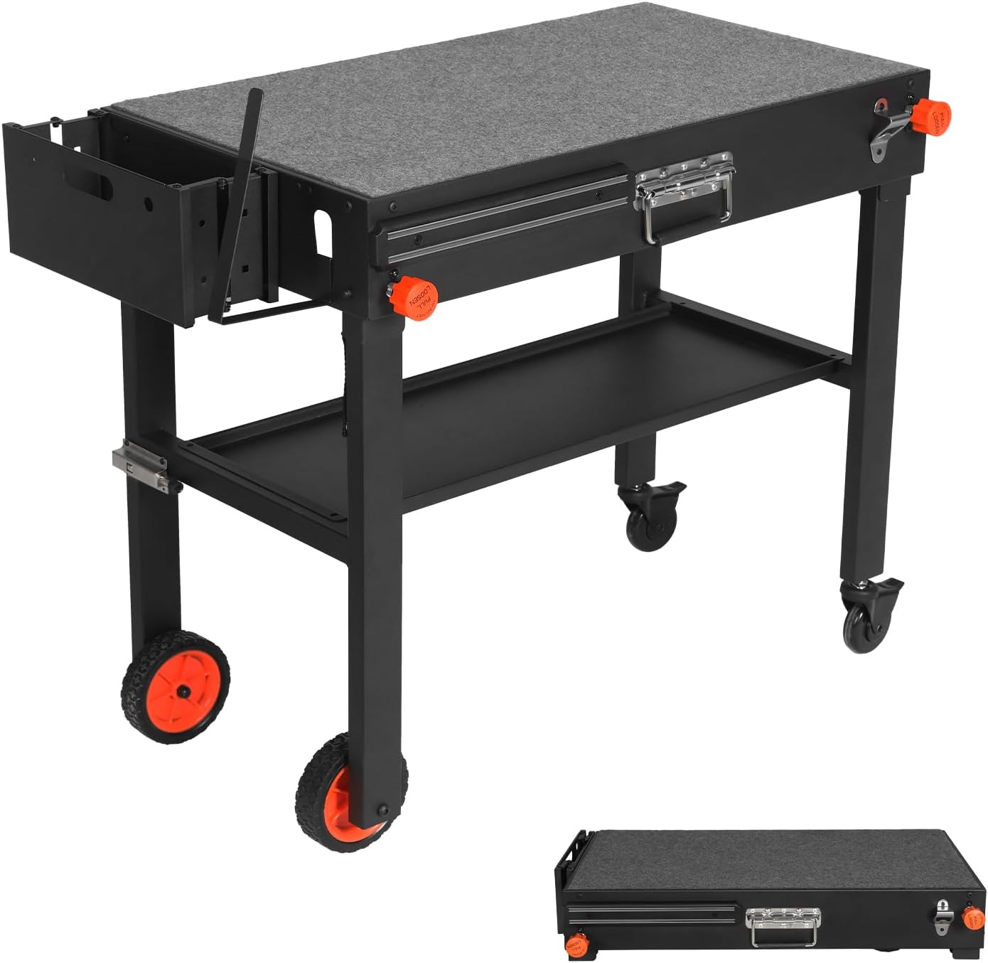 Soporte plegable para parrilla Blackstone 17-22pulg con ruedas