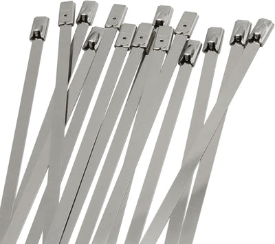100 Bridas Acero Inox 304 Autobloqueante 17.7pulg