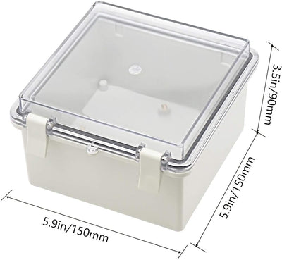 Set 2 cajas conexiones ABS IP65 impermeable exterior