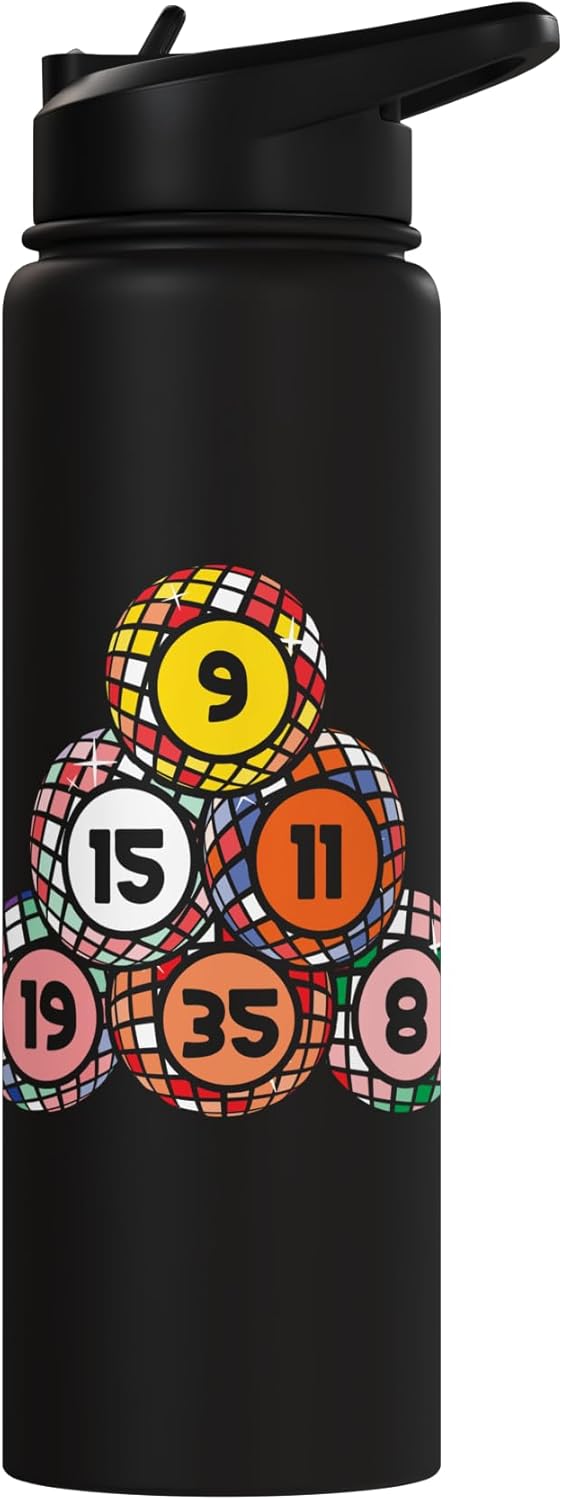 Botella de agua aislada de acero inoxidable para bingo