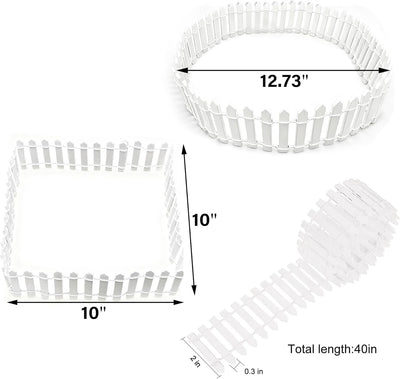 Valla jardín hadas mini 40pulg x2pulg paquete 2