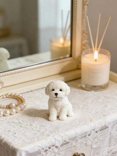 Molde de silicona para perros de peluche, fondant y resina reutilizable
