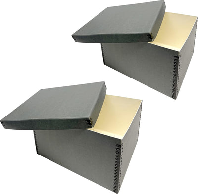 Caja almacenamiento discos 12x15x10pulg duradera documentos fotos