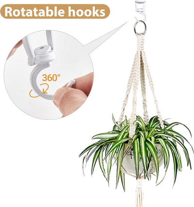 Ganchos techo para plantas colgantes metal resistente