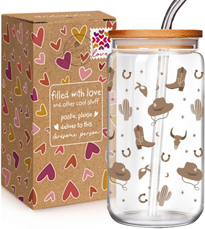 Taza de vaquera occidental para mujer, regalo de cumpleaños y San Valentín